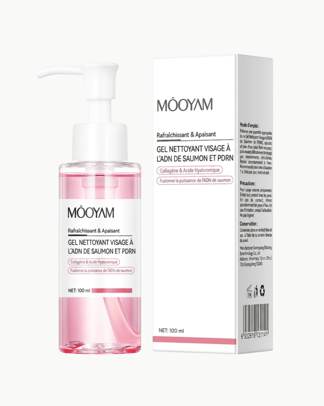 Gel Nettoyant Visage à l'ADN de Saumon et PDRN 100ml