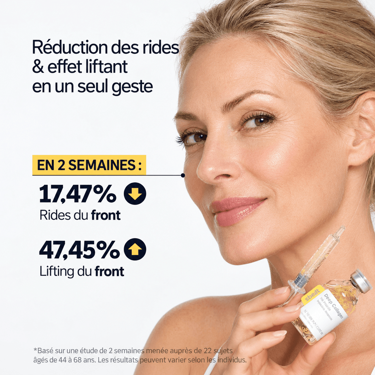 Ampoule Collagène profond & Peptides de soie