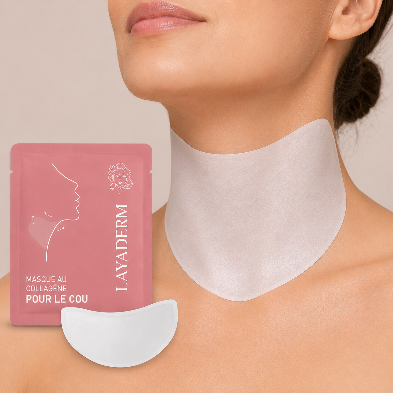 Masque bio-collagène spécial cou